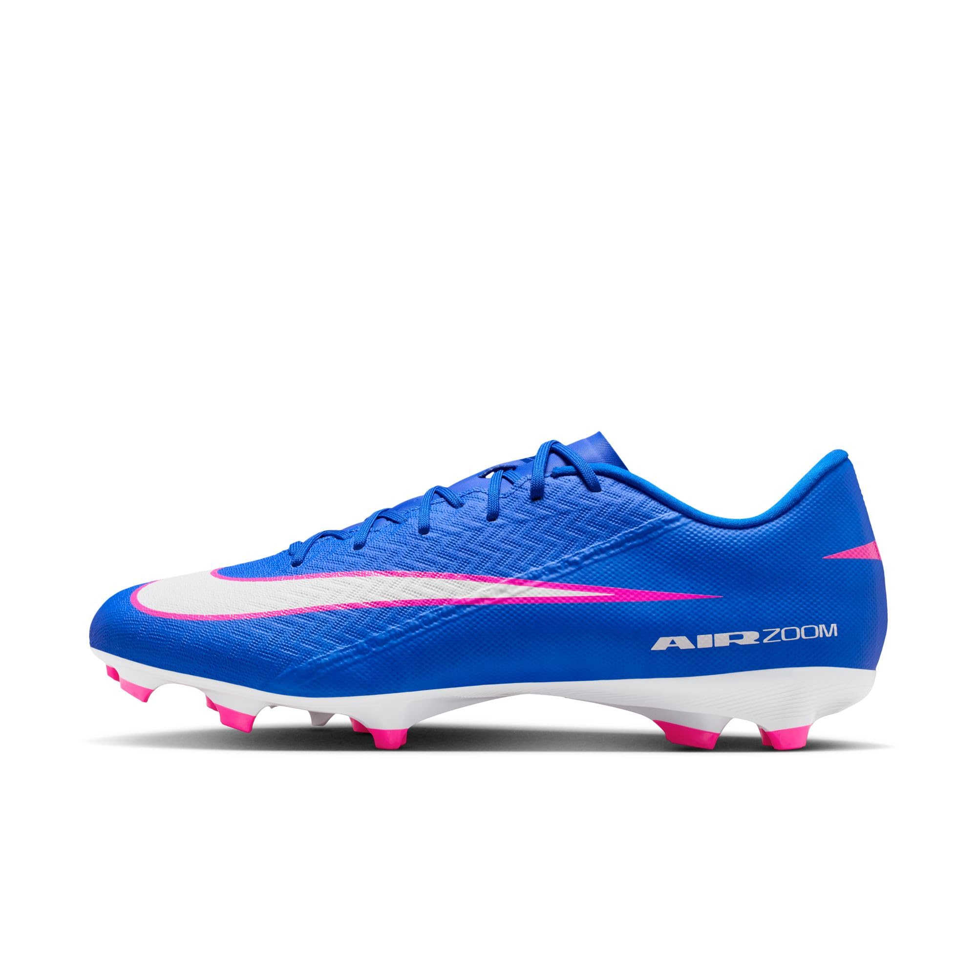 Nike Unisex Zm Vapor 16 Academy FG/MG Football Shoes, Racer Blue/White, 8.5