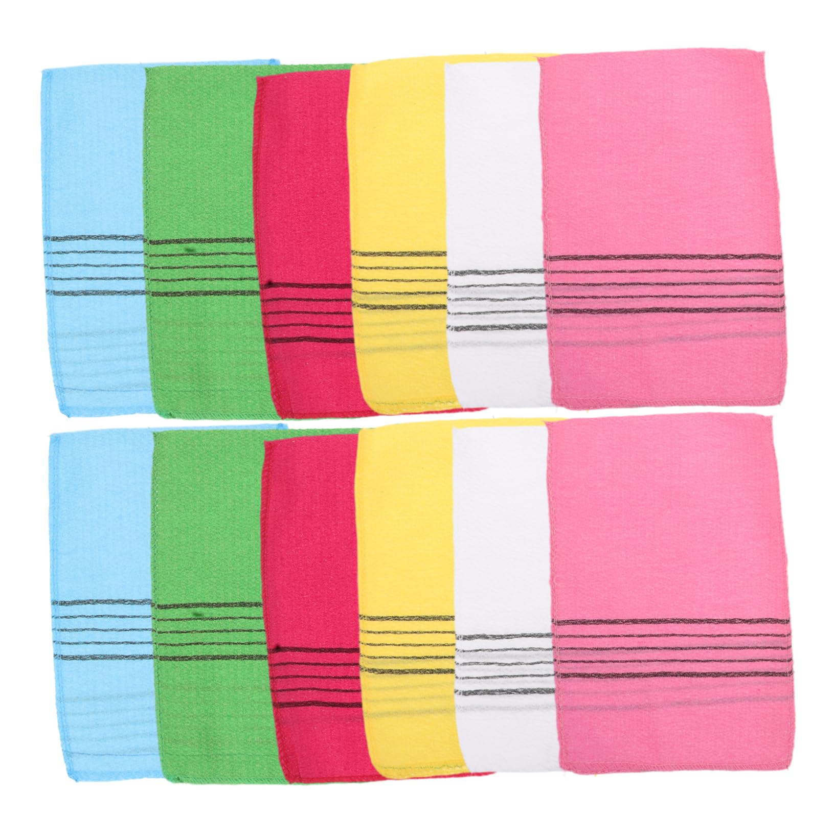 Toallas de baño coloridas para ducha que eliminan impurezas y limpian tu piel