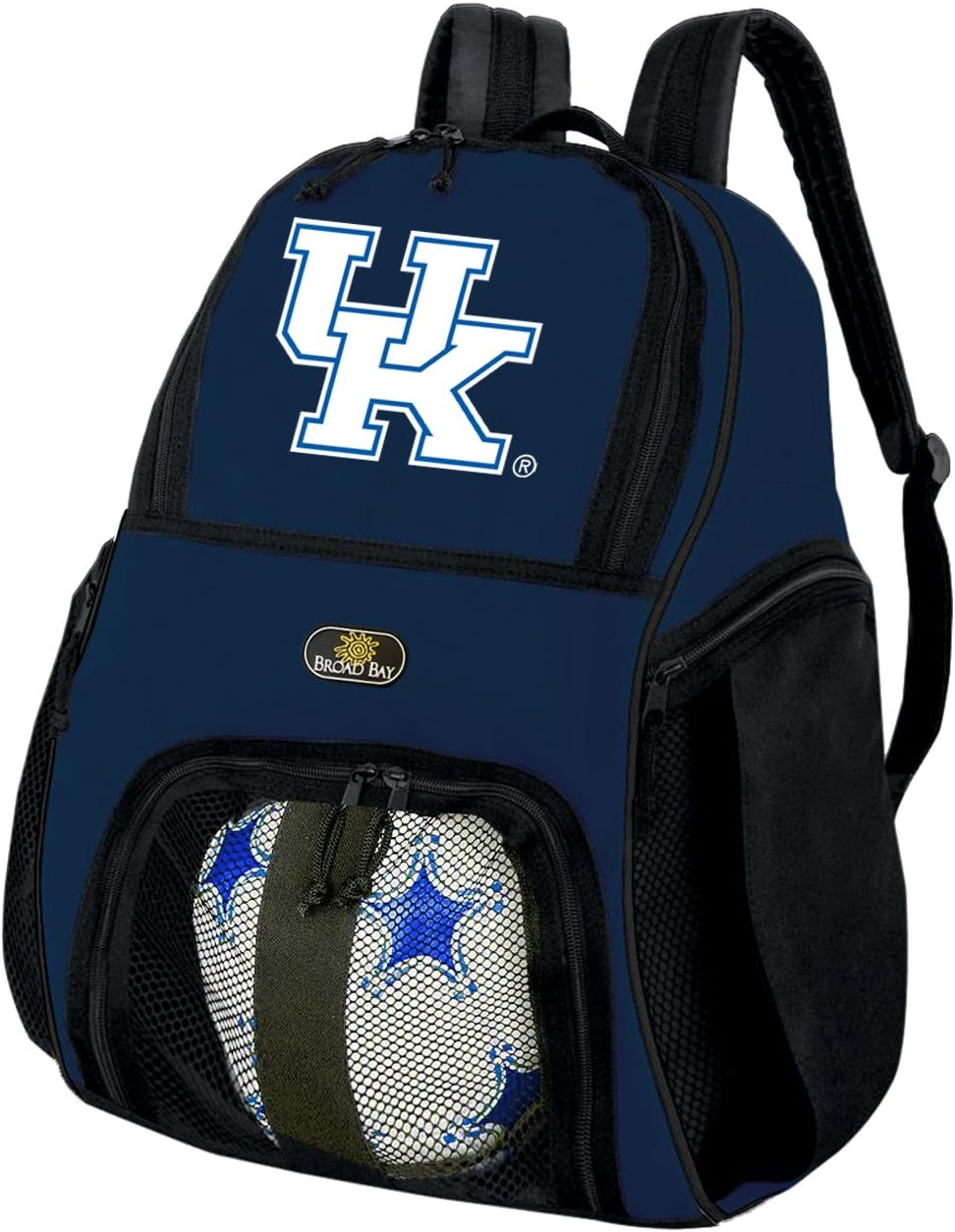 Broad Bay University of Kentucky Soccer Backpack or UK Wildcats Volleyball Bag Navy