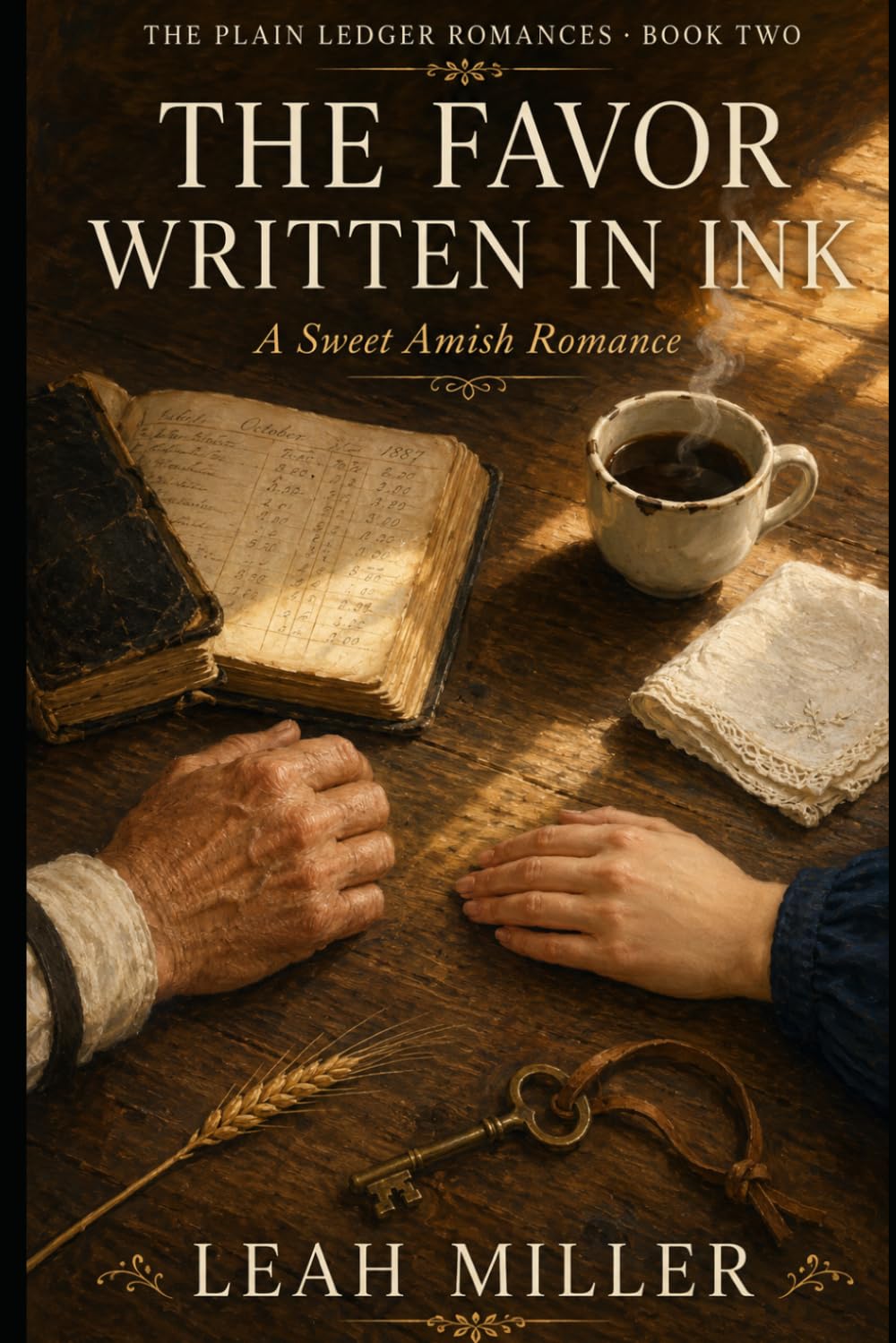 The Favor Written in Ink: A Sweet Amish Romance of Faith, Family, and a Sixty-Year Secret (The Plain Ledger Romances)