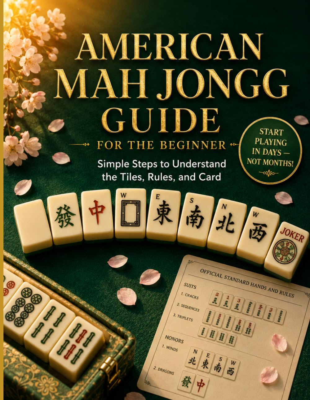 American Mah Jongg Guide for the Beginner: Simple Steps to Understand the Tiles, Rules, and Card