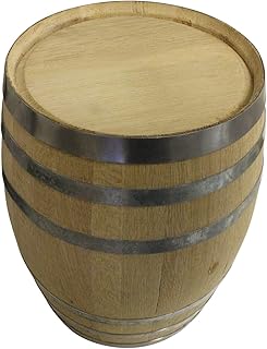 2.5 Gallon New White Oak Barrel For Aging Whiskey, Bourbon, Wine, Cider, Beer Or As Decor (10 Liter - Medium 3 Char)