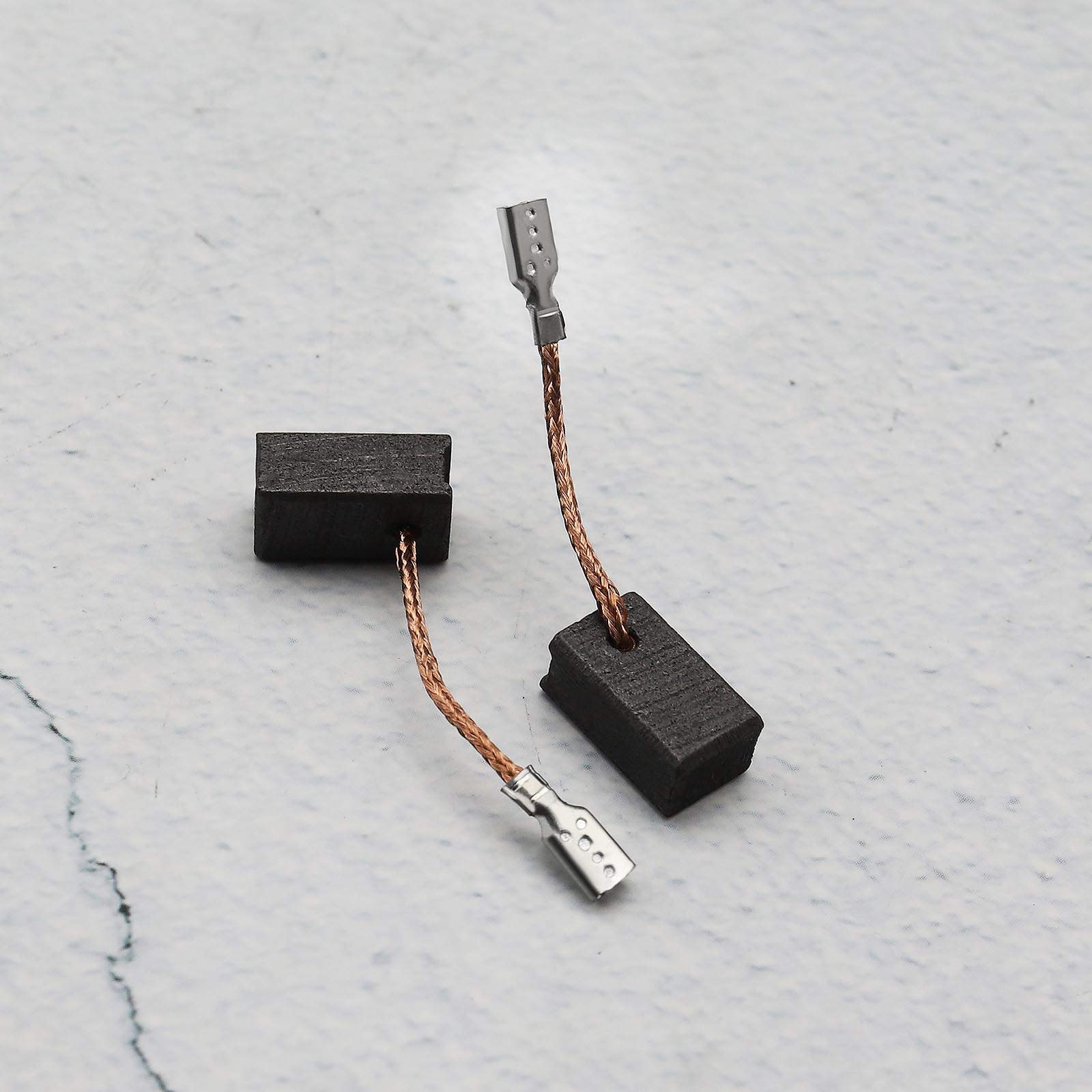 OTOTEC 2 Paar Kohlebürsten 6x8x13mm für Rotationspolierer kompatibel mit RUPES LH 18 EN LH 18 ENS SL 42 A SL 42 AE