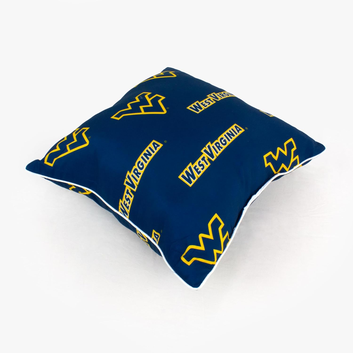 College Covers Everything Comfy West Virginia Mountaineers 16" x 16" Decorative Pillow