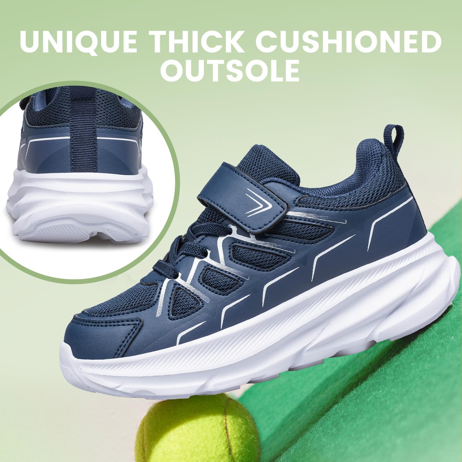 Boys Girls Shoes Kids Running Shoes Non Slip Athletic Walking Tennis Shoes Lightweight Sneakers for Toddler/Little Kid/Big Kid - Image 4