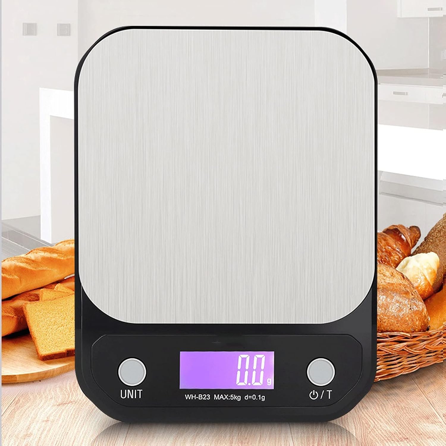 Kitchen Scale Digital Kitchen Scale 3/kg/5Kg/10kg Food Compact Scale Household Weight Balance for Cooking Baking Measuring Tools Scales(3kgx0.1g)