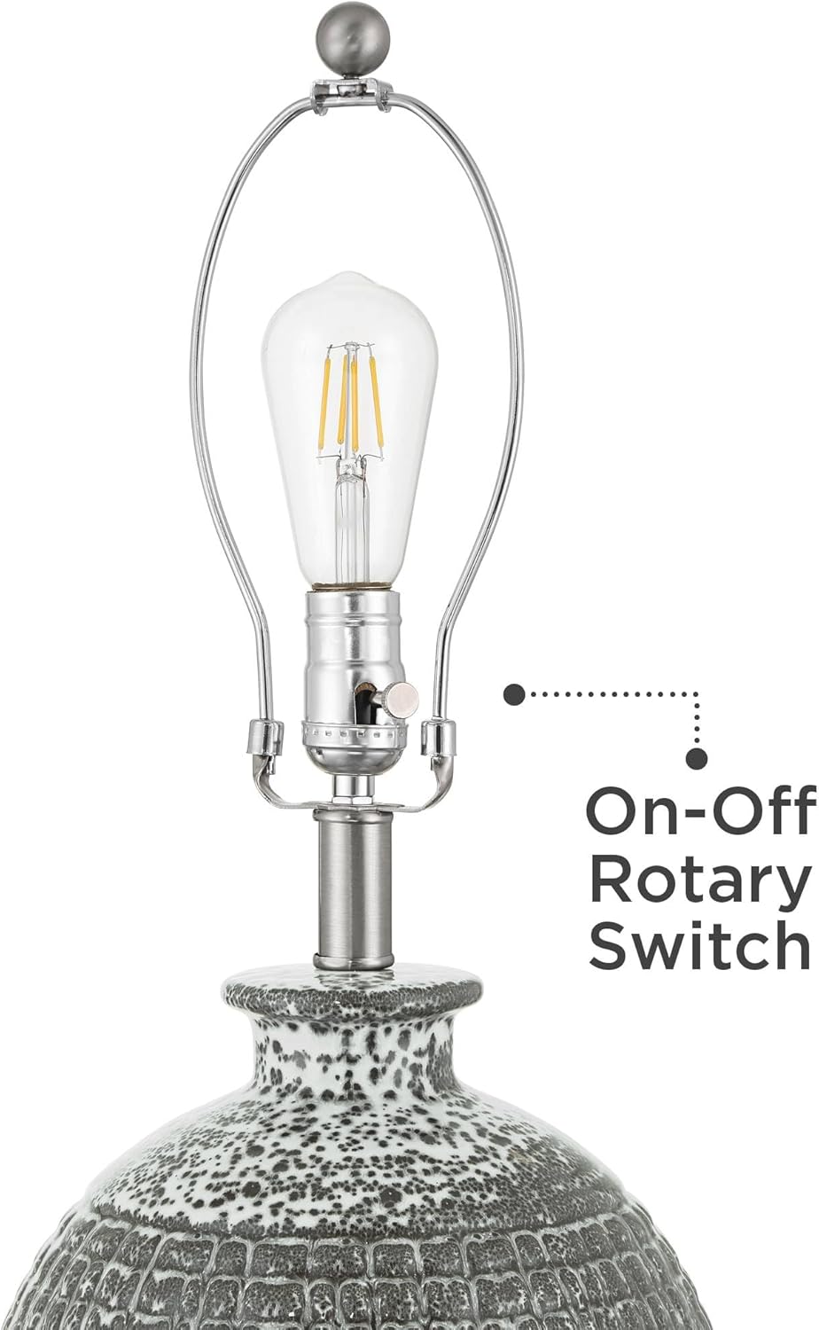 360 Lighting Dylan 28 1/4" Tall Modern End 3-Way Table Lamp Textured Silver Glaze Finish Ceramic Single Fabric White Shade Living Room Bedroom Bedside Nightstand House Office Home Reading Kitchen