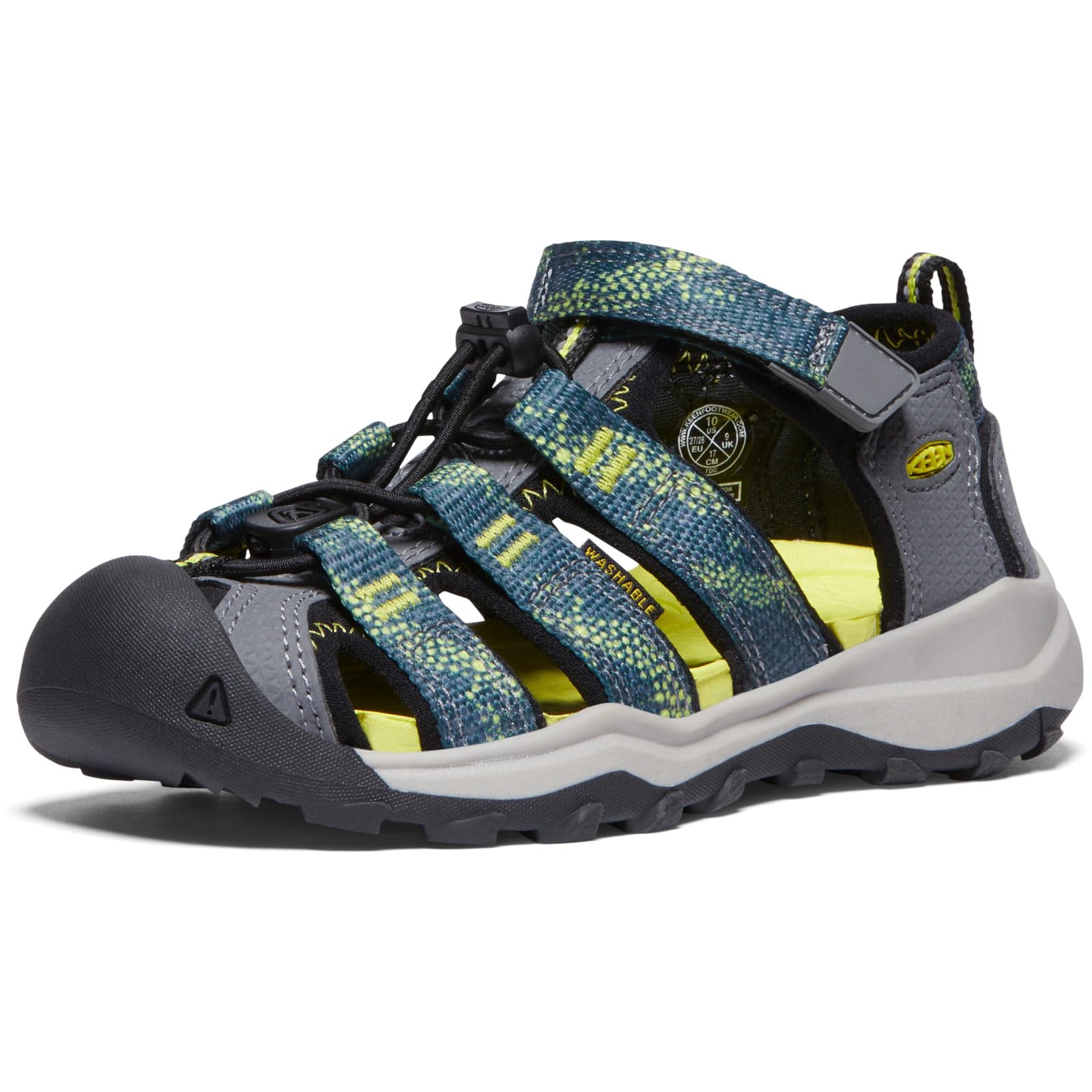 KEENUnisex Kid's Newport H2 Sandal, Sea Moss Steel Grey, 32/33 EU