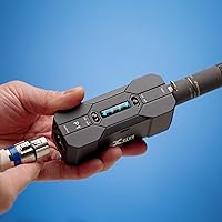 Vista 2 de Xvive Fuente de alimentación P1 Phantom para preamplificador de micrófono, micrófonos de condensador, micrófono de escopeta, con cable XLR