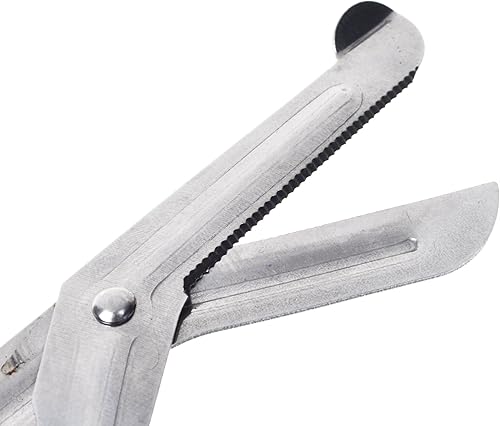 Miniatura 4 de Beautyflier Paquete de 3 tijeras médicas de gasa, tijeras de vendaje EMT y trauma (5.5 pulgadas)