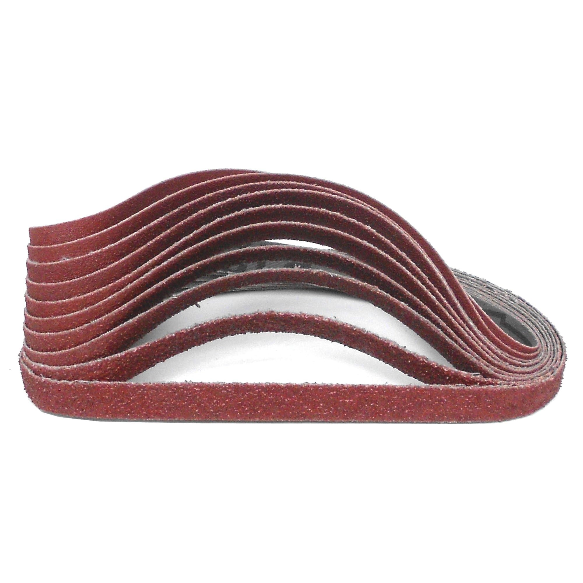 Nastro abrasivo CS310XF – 75 x 533 mm – Grana P40 – 20 pezzi – per metallo, acciaio inossidabile, legno – base tessuto flessibile e resistente agli strappi – Nastri abrasivi professionali