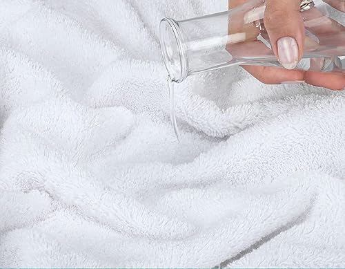 Miniatura 4 de ARC HOME Paquete de 24 toallas de mano blancas de 15 x 25 pulgadas, toallas de salón para estilistas, toallas de mano hiladas en anillo con máxima