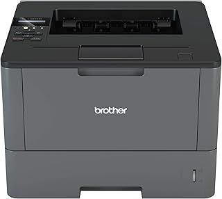 Brother HL-L5050DN Mono Laser Printer - Single Function, USB 2.0/Network, 2 Sided Printing, 40PPM, A4 Printer, Business Printer, Dark Grey/Black