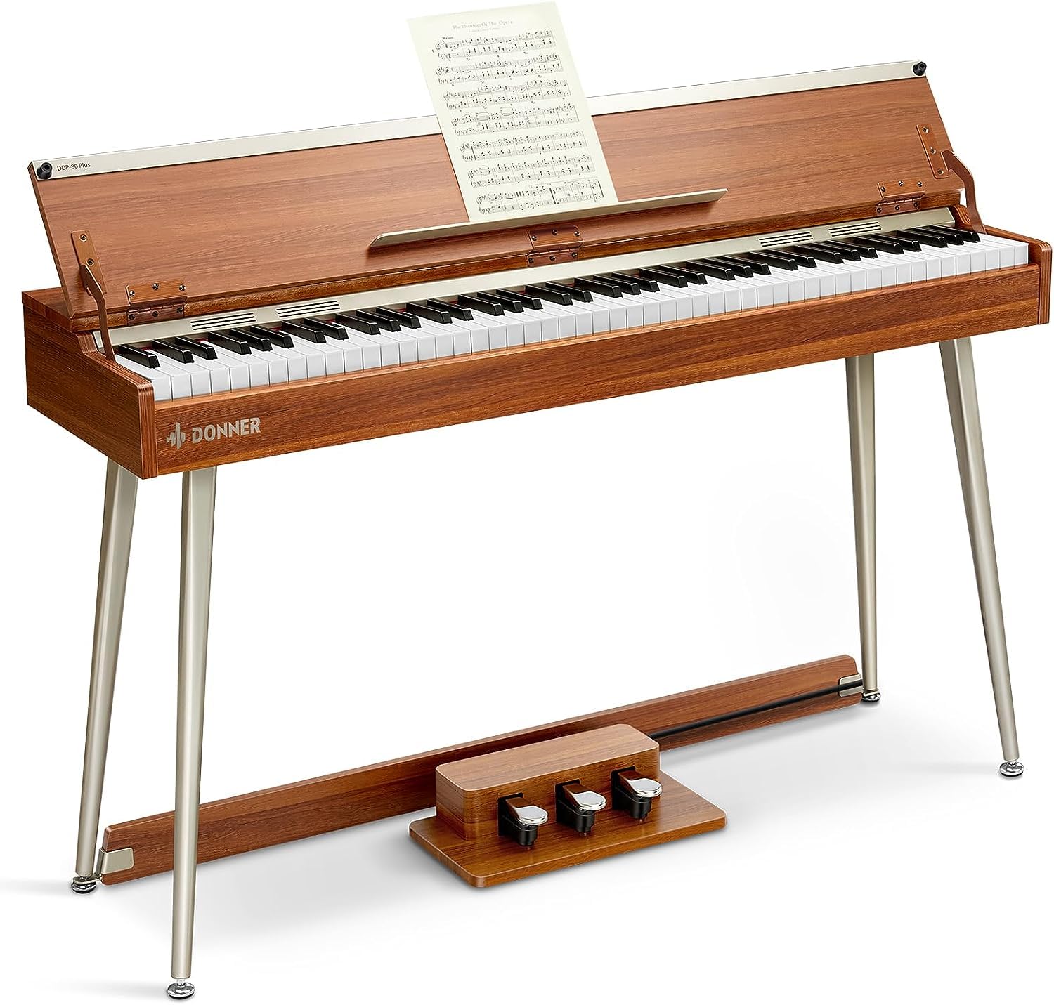 Amazon | Donner 電子ピアノ 88鍵盤 ハンマーアクション 木製 MIDI対応 
