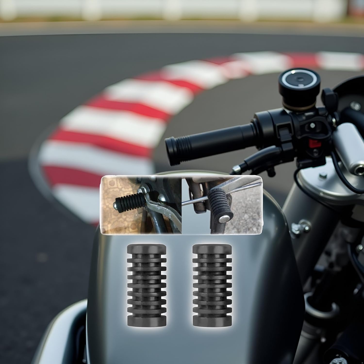 2 Pcs Motorcycle Gear Shift Shifter Lever Pedal Rubber Cover,Motorbike Shift Pad Shoe Boot Cover Protective Gear,Motorcycle Shifter Shoe Protector for Shifter Cover Automotive Replacement Clutch Boots