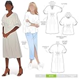 Style Arc Sewing Pattern - Harry Woven Top and Dress (Sizes 10-22)