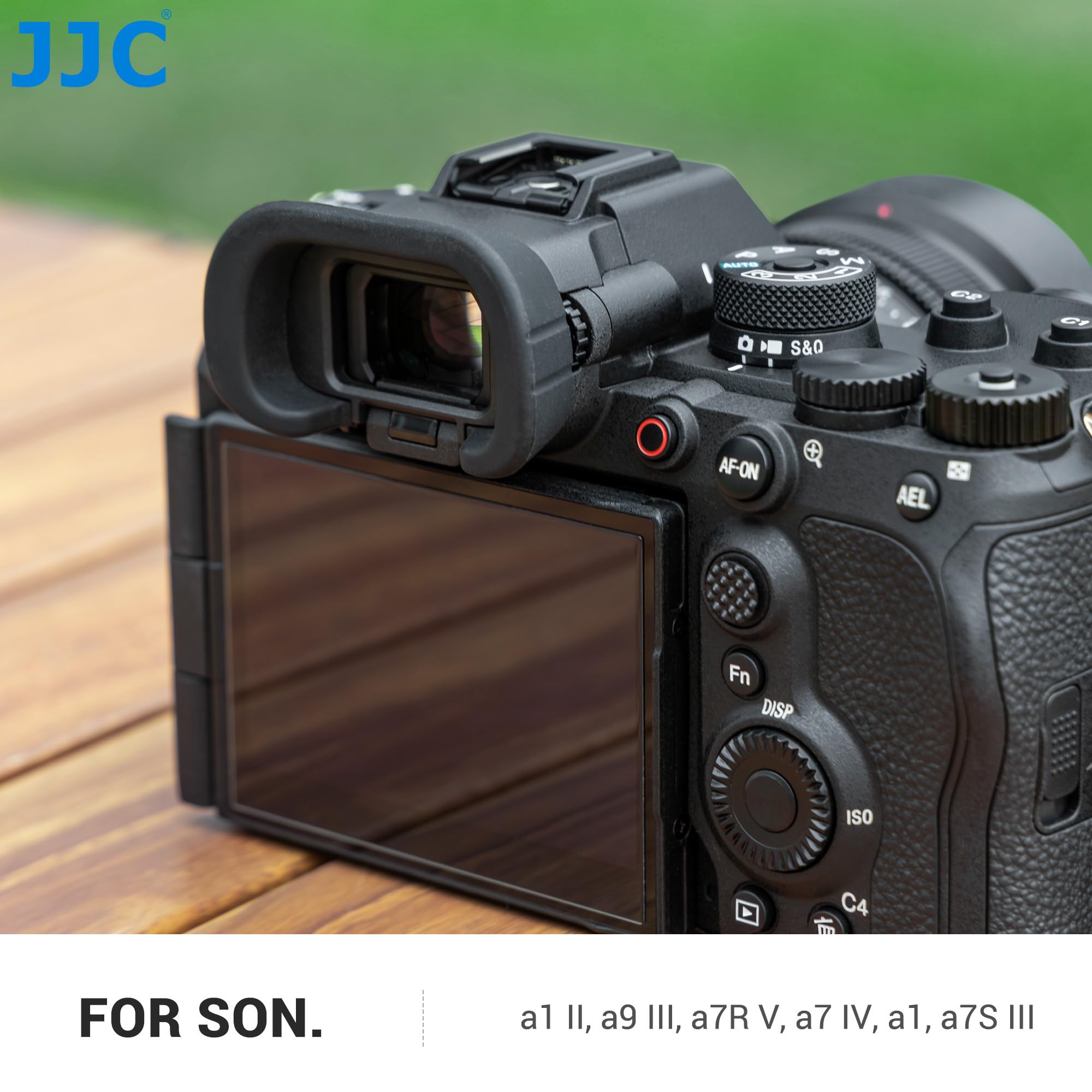2 Pack JJC Tiefe Okularkappe Augenmuschel Silikon für Sony A1 A1II A9III A7RV A7RVI A7SIII A7IV A7V, ILCE-1/1M2 ILCE-7RM5/7RM6 ILCE-7SM3 ILCE-7M4/7M5 ILCE-9M3 Ersetzt Sony FDA-EP19 FDA-EP21 Okular