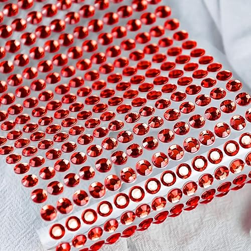 Miniatura 7 de 3090 calcomanías de cristales de Navidad con gemas para la cara, ojos de 3450.236 in con diamantes de imitación rojos para cara, joyas corporales,