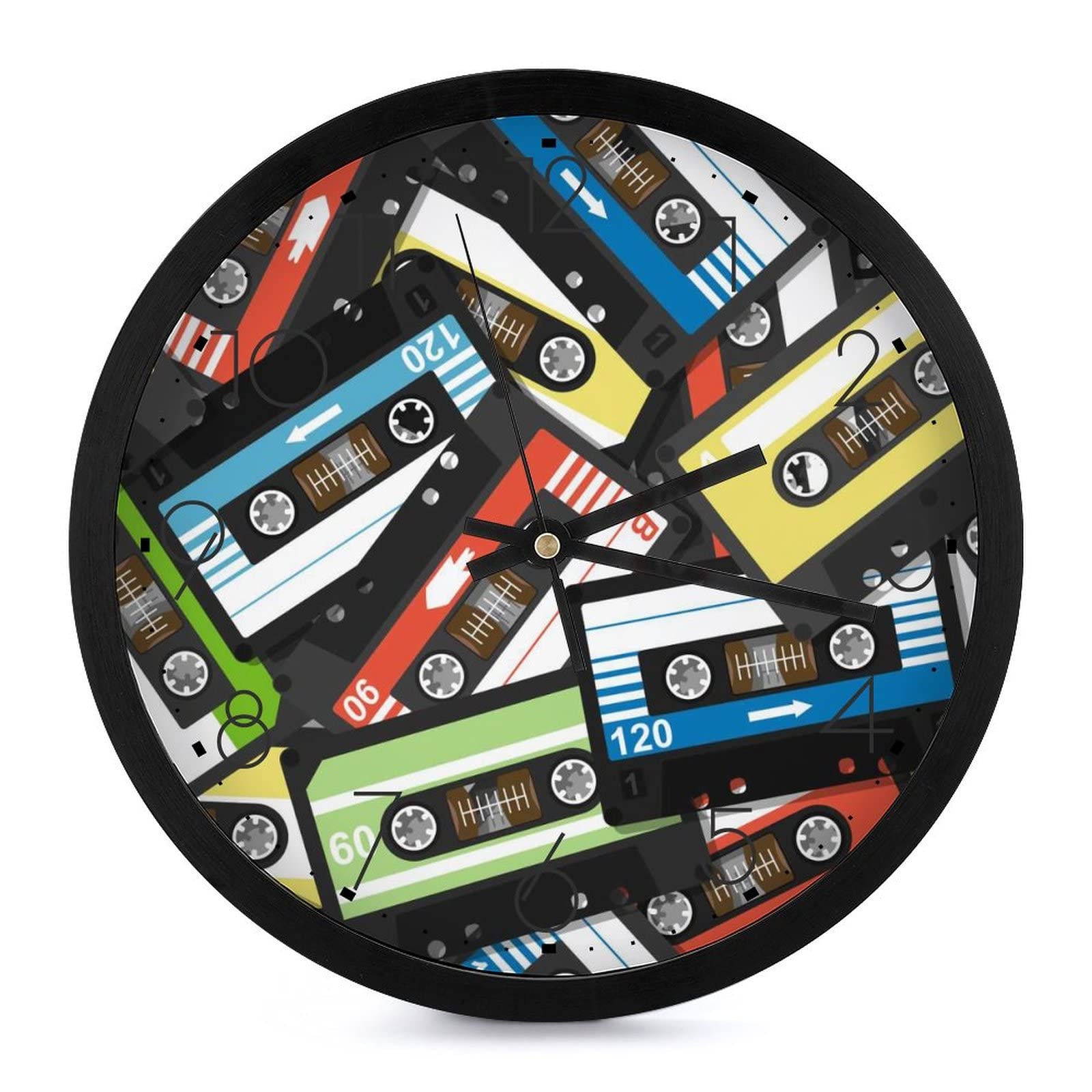 Ruban Adhésif Décorative Horloge Murale Ronde 25.4cm Salon
