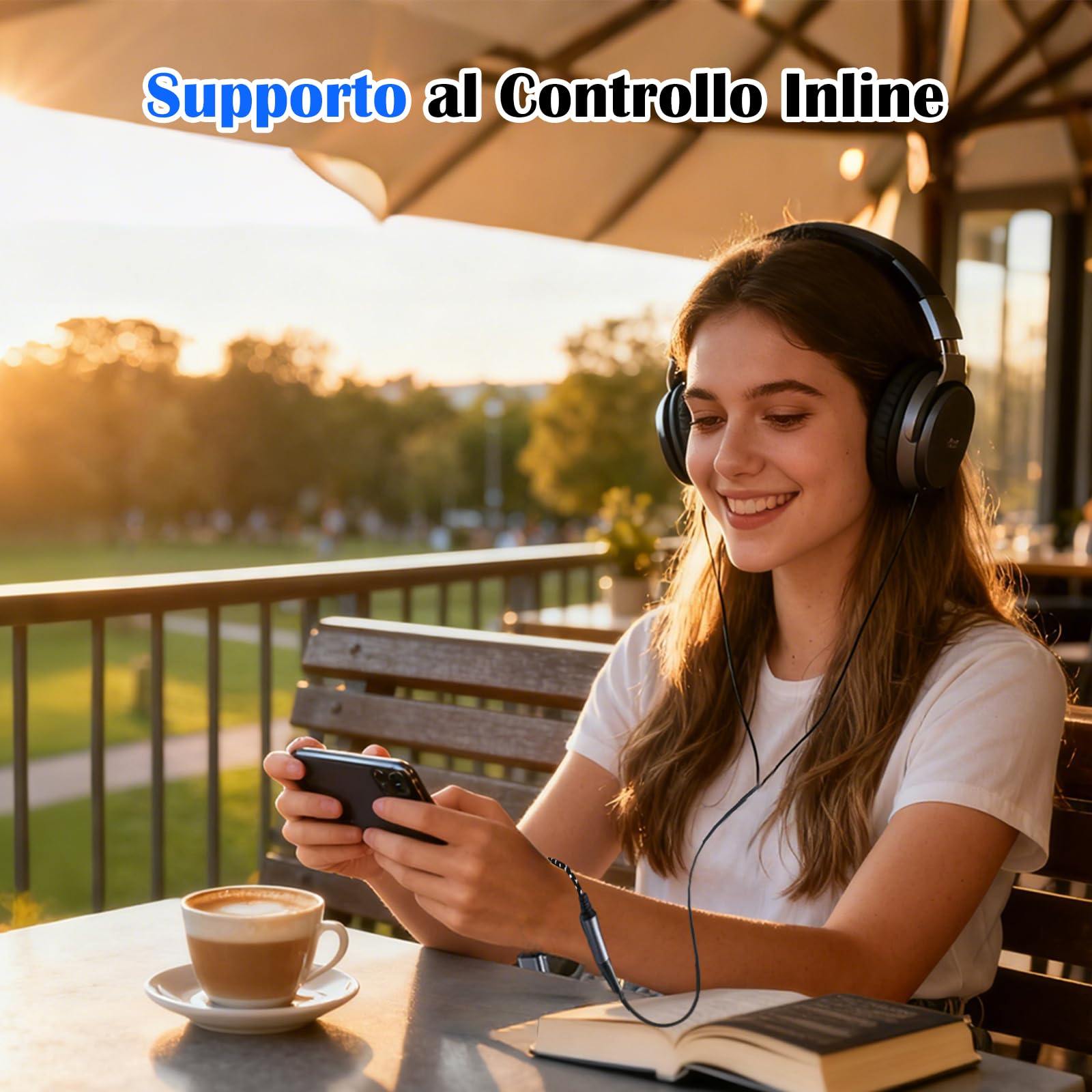 Adattatore per Cuffie USB C 2 in 1 Jack 3,5mm PD 60W Ricarica Rapida Audio AUX Hi-Res