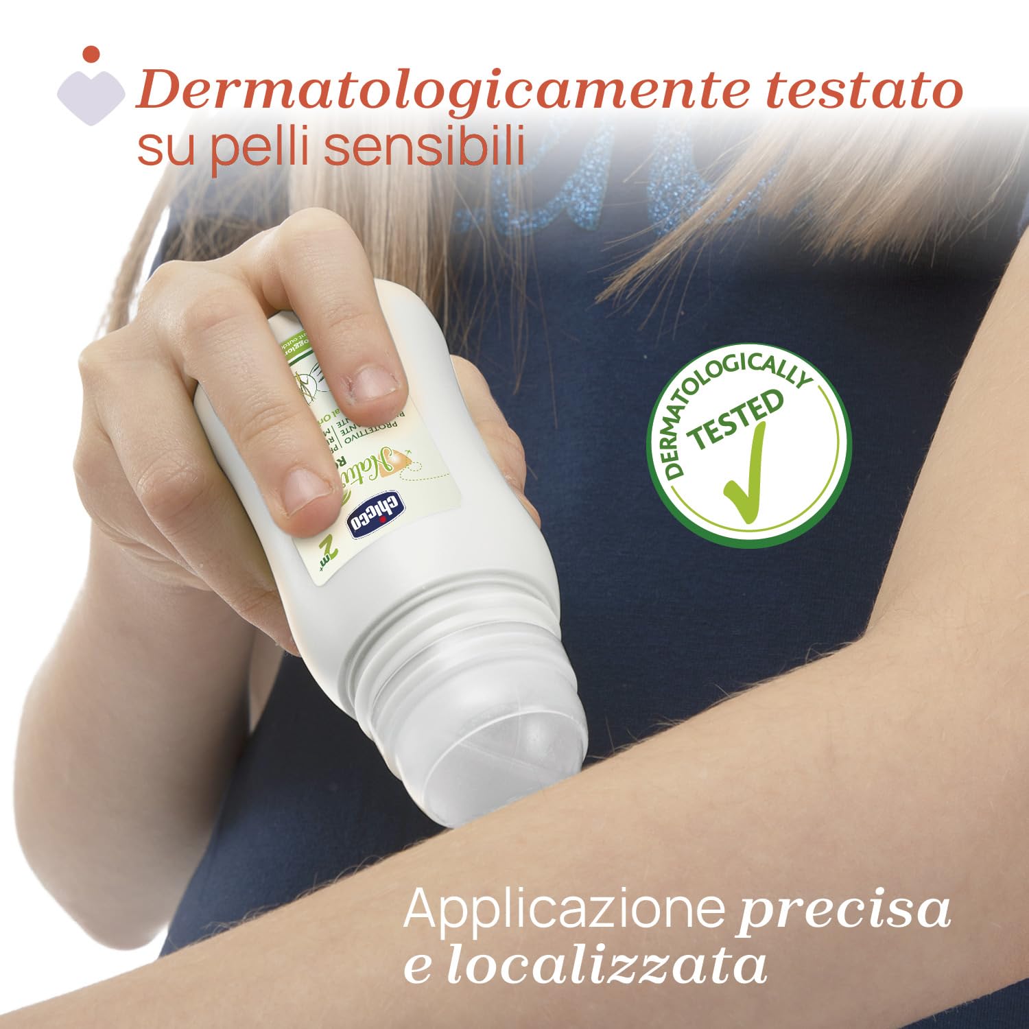 Chicco NaturalZ Roll On Protettivo 60 ml Repellente Zanzare Citronella Eucalipto