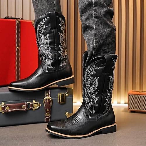 DONGNEW] 軽量 ブラウン ウエスタンブーツ メンズ ショートブーツ 革靴 25.5cm 大きいサイズ サイドジップ ヴィン Amazon | [ DONGNEW] ショートブーツ メンズ カジュアル エンジニアブーツ ビジネスシューズ ブラウン 革靴 大きいサイズ サイドジッパー クロスベルト  ... [DONGNEW] カジュアル ショートブーツ メンズ サイドジッパーブーツ クロスベルト グレー ウエスタンブーツ 紳士靴 ワーク