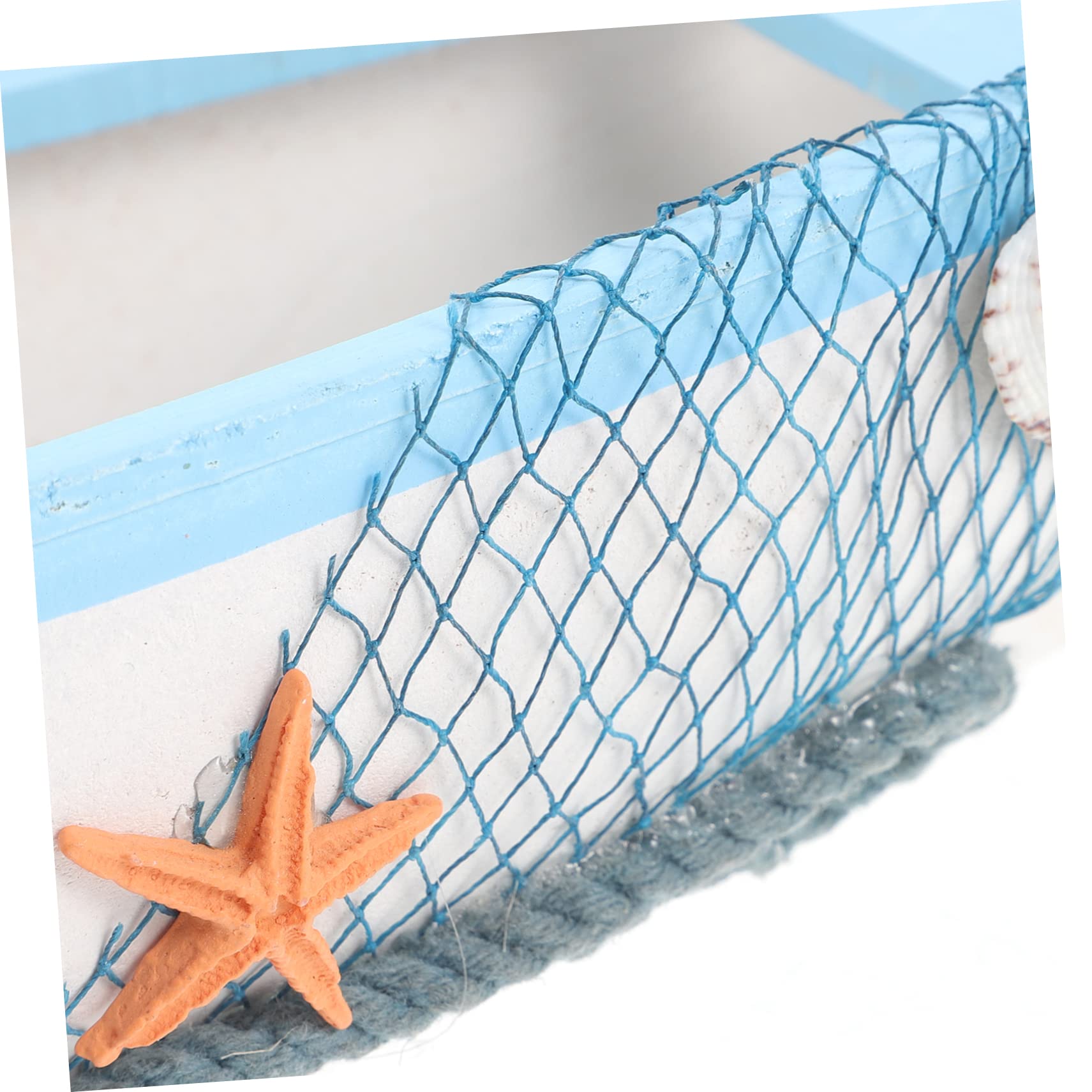 DOITOOL Mediterranean Sailboat Model Decor Nautical Boat Decoration for Home Coastal and Beach Themed Spaces Chic Ornament for Living Nautical Events