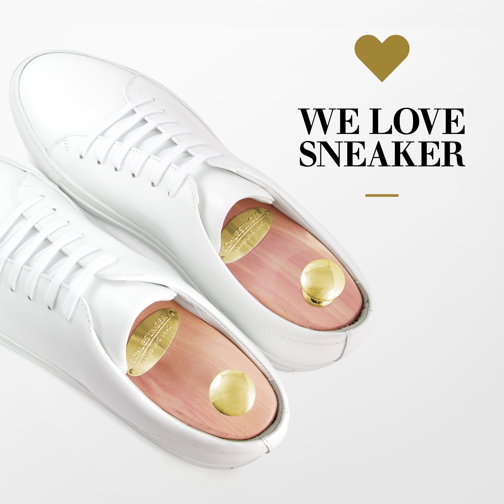 Schlesinger – 8 Paar Premium Herren Schuhspanner aus edlem Zedernholz für Lederschuhe und Sneaker. Modell König. Größe 39 – 48 in Silber oder Gold.