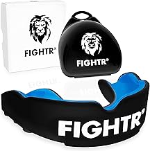 FIGHTR® Premium Multi-Sport Mouth Guard with Hygienic Case (Max Protection & Breathing)