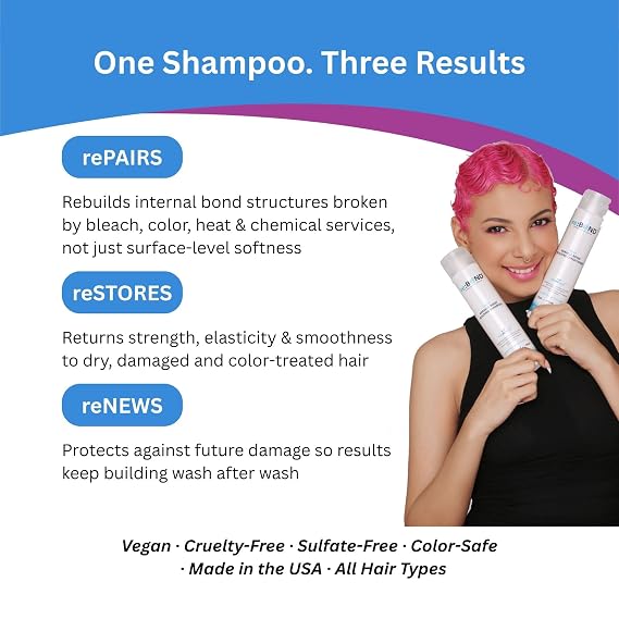reBOND Daily Miracle Bond3 Building Shampoo and Conditioner Duo 10.1 oz
