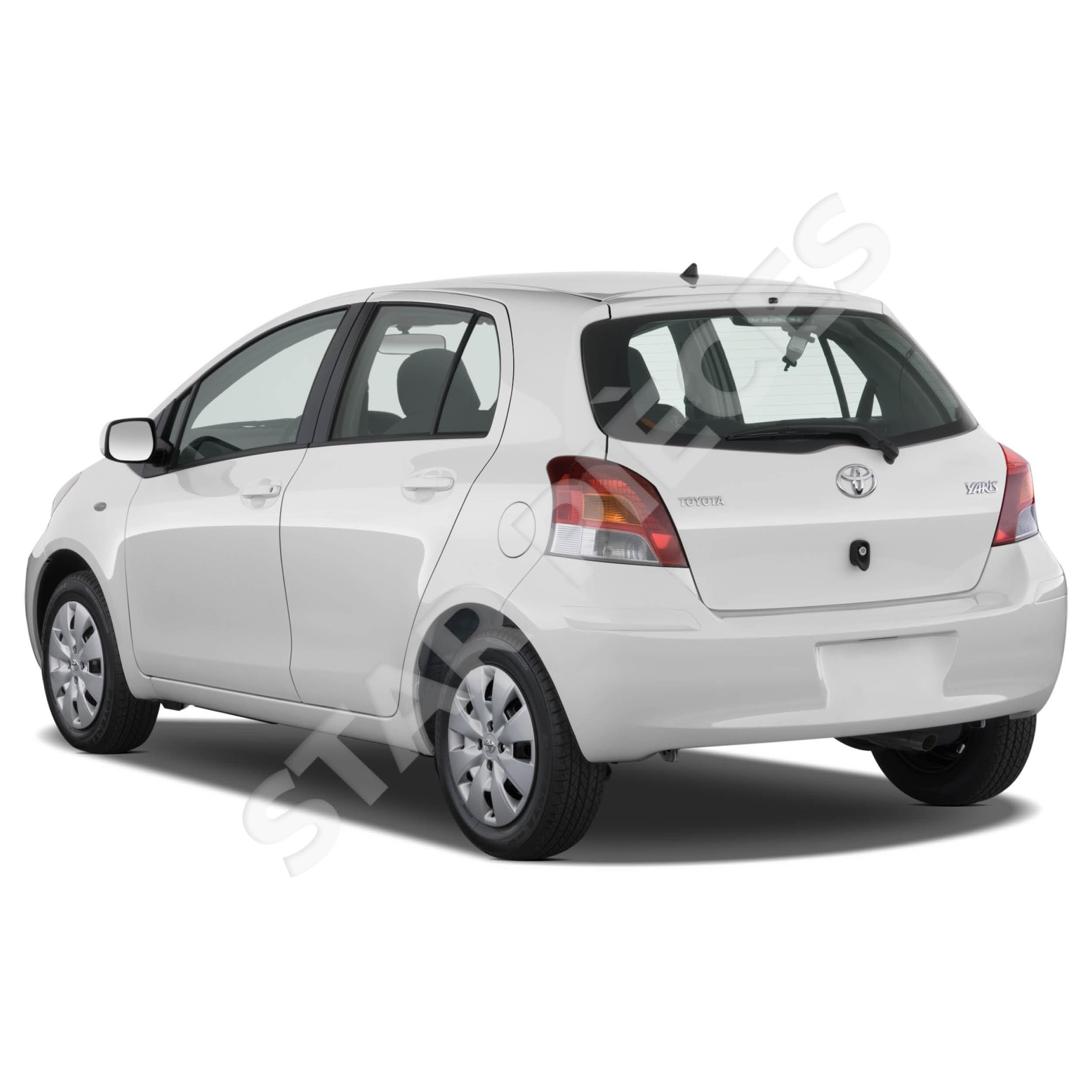 2 verins de coffre compatibles pour Toyota Yaris 2 (2005-2011) Vérins de hayon | 689600D010, 689600D011, 689600D012, 689500D020, 689500D021
