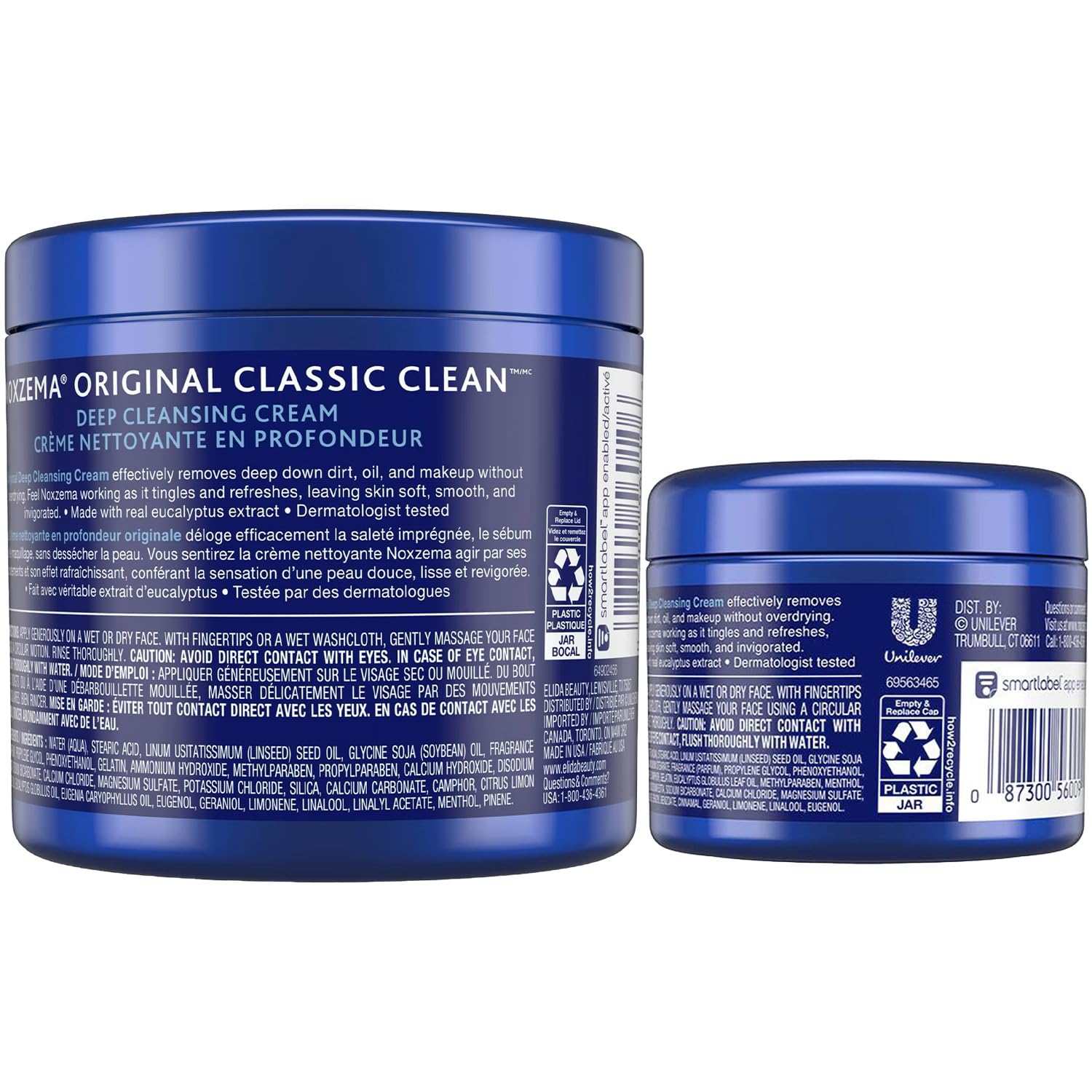 Noxzema Classic Clean Original Deep Cleansing Cream, 12 Ounce + 2