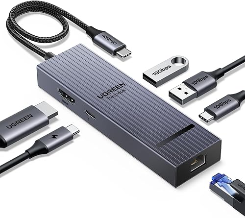 Economize R$ 80 no UGREEN Revodok Pro 6 em 1 USB C Hub