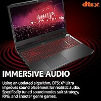 Vista 7 de Acer Nitro 5 AN515-57-79TD - Laptop para juegos Intel Core i7-11800H GPU NVIDIA GeForce RTX 3050 Ti Pantalla IPS FHD de 15.6 pulgadas de 144