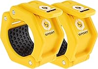 Vista 15 de Lock-Jaw Sport Collar de Barra Olímpica para Pesas - Abrazadera de Barra de Liberación Rápida (Naranja)