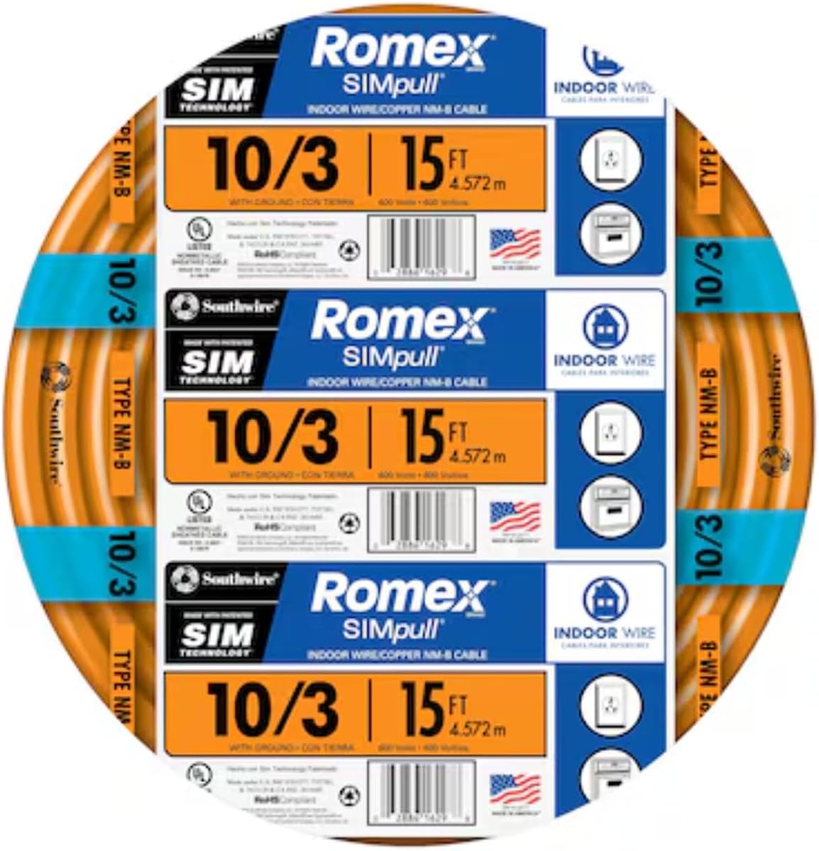 63948427 Non-metallic Wire With Ground