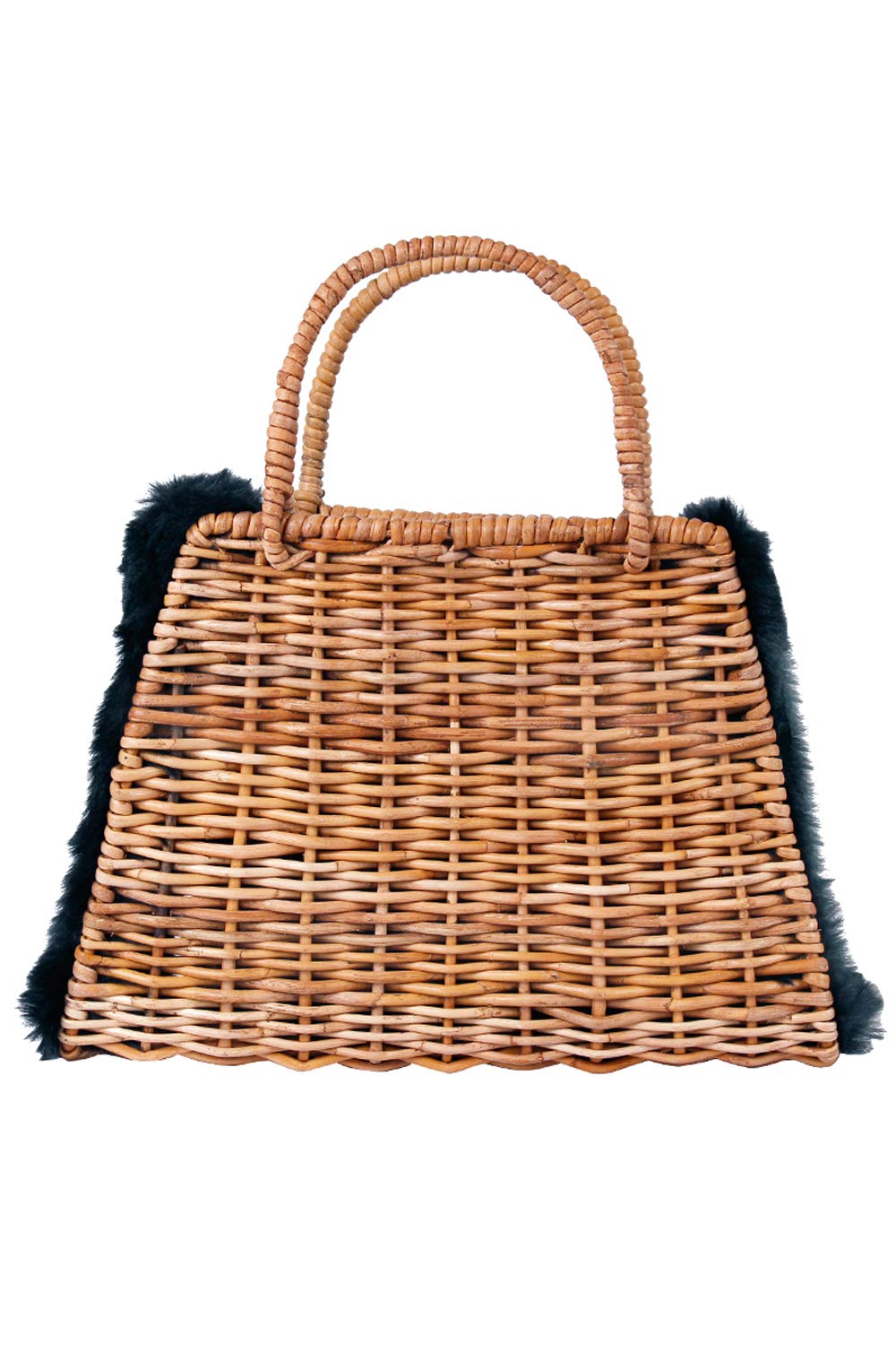 Amazon | [カシェリエ] かごバッグ 天然素材 手編み 手提げ おしゃれ  