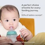 Tommee Tippee Natural Start Anti Colic 9 oz BPA Free Silicone Baby Bottles, 0+ Months, Silicone Feels Like Mother's Skin, Slow Flow Breast-Like Nipple, Pink and Purple, Pack of 2