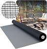DOCA 60 in x 96 in Pet Screen Mesh - Window Screen Replacement, Heavy-Duty Fiberglass Mesh Roll for Patio, Porch, Door - Screen for Dogs, Cats, or Raccoons - Charcoal