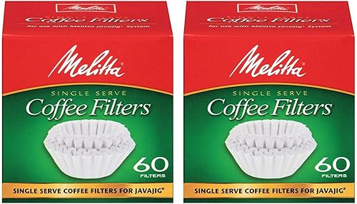 Melitta Java Jig, filtros de café de papel de una sola porción - Paquete de 2
