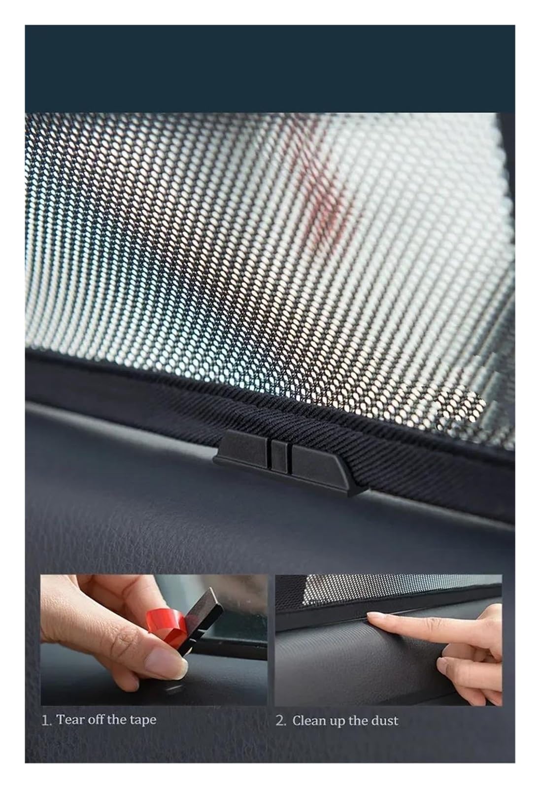 Sonnenschutz Auto Für Toyota RACTIS Für Verso-S XP120 2010-2017 Autofenster Sonnenschutz Magnetvorhang Visiernetz Mesh Sonnenblende Vorne(Rear Triangular)