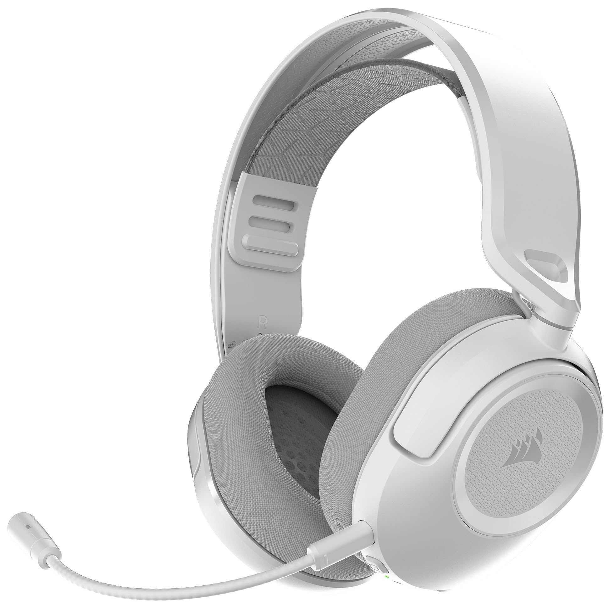 Corsair HS35 v3 Kabelloses Gaming-Headset mit Mikrofon – Weiß | 2,4 GHz & Bluetooth (PC, PS5, PS4, Switch, Mac, Mobilgeräte), Leicht und Komfortabel, Dolby Atmos