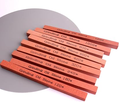 Sharpening Stone Set, 9pcs, 5.9x0.39x0.39inch
