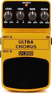 Behringer uc200 pedal para guitarra com efeito chorus