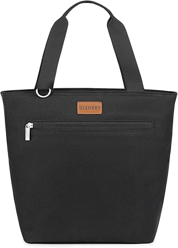 GLENKEY Lonchera térmica con bolsa de almuerzo  Bolsas enfriadoras grandes a prueba de fugas para adultos  Lonchera suave para mujeres, turno de