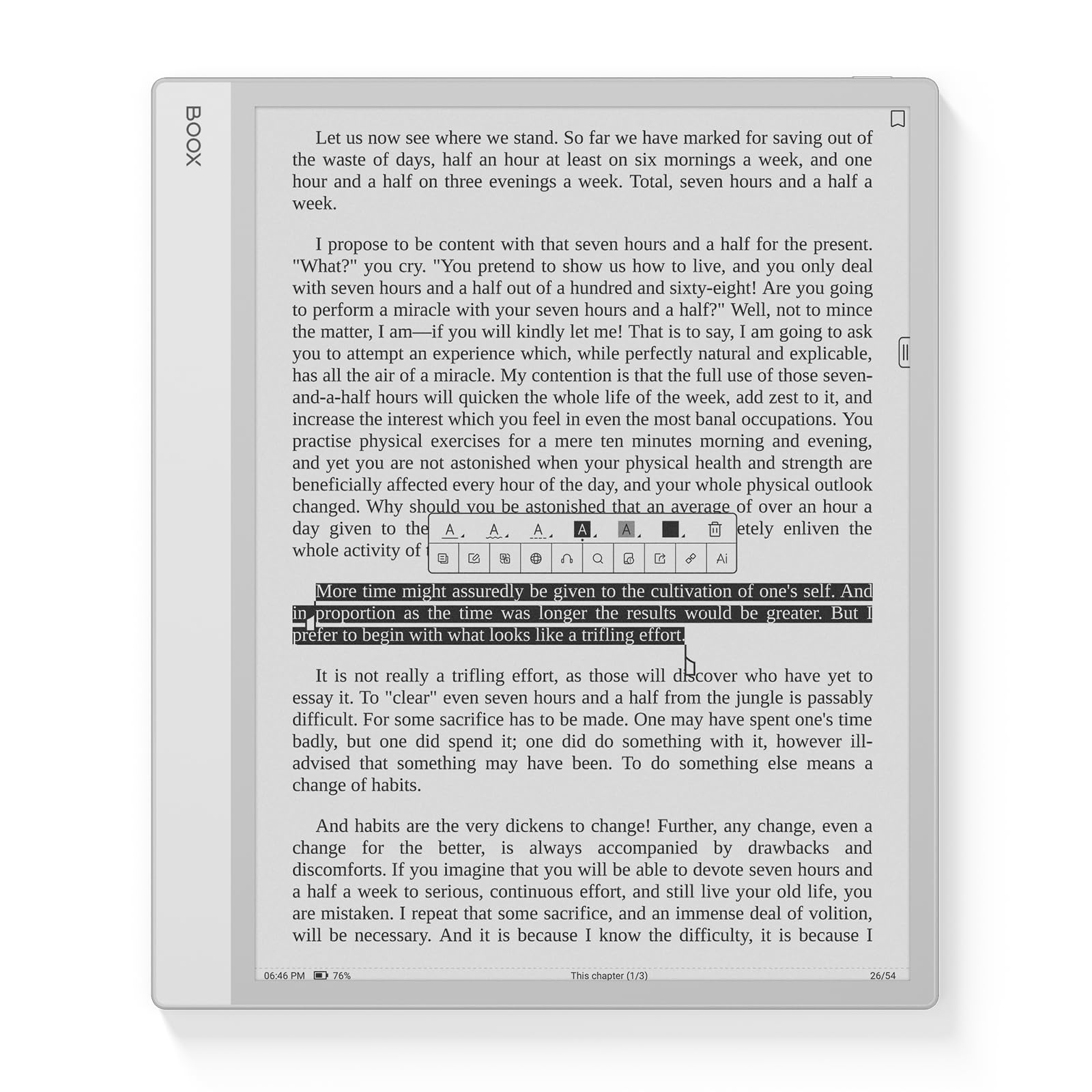 BOOX Tablet Note Max 13,3" Notatnik B/W 300 ppi 128 GB Android 13 E-Ink WiFi BT (bez światła przedniego)