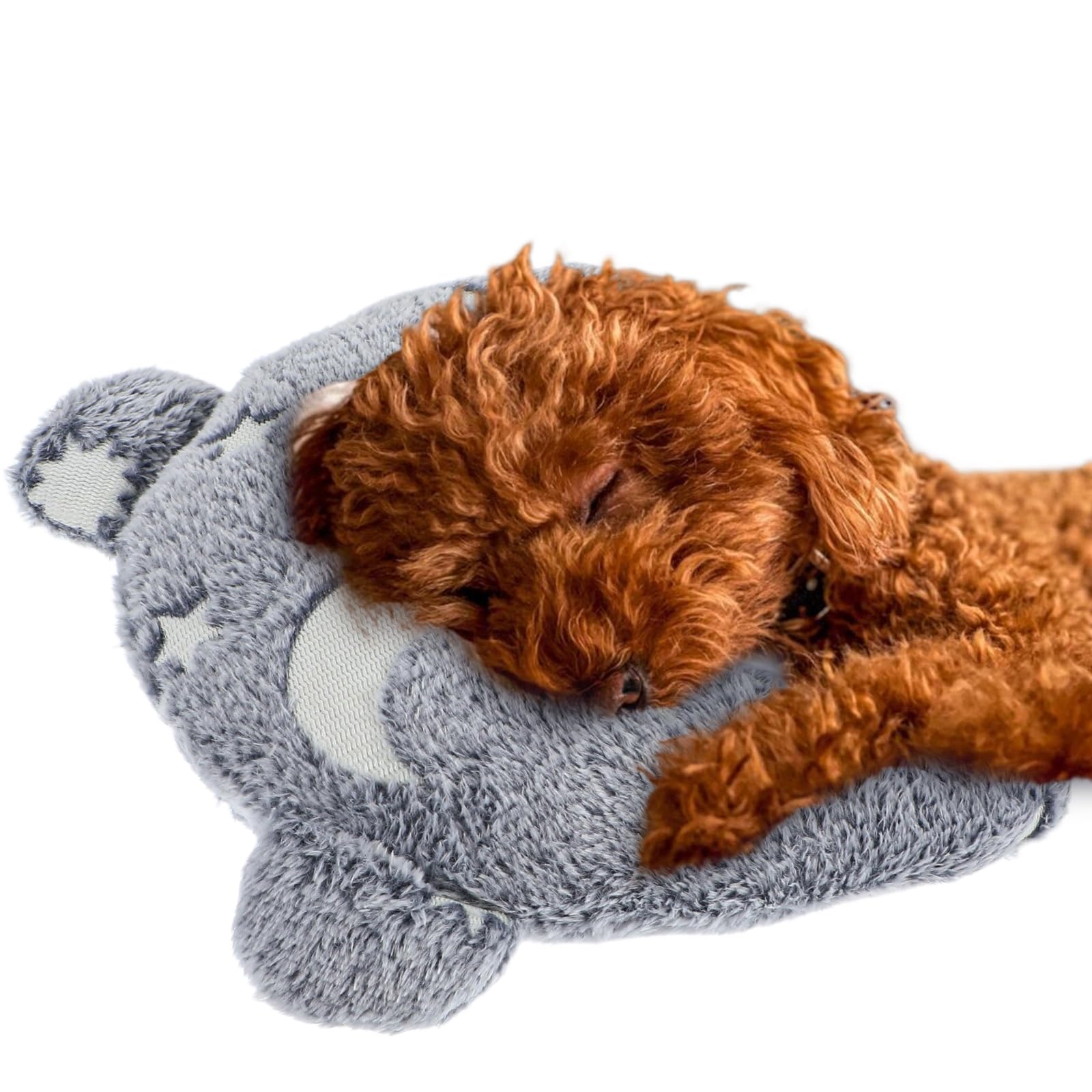 Pillow for Cats Puppy Dog Neck Pillow Soft Pet Calming Toy U-Shaped Small Dogs Pillows Fluffy Half Donut Cuddler Noctilucent Cat Bed Pillows Accessories for Indoor Pet Joint Relief Sleep Improve