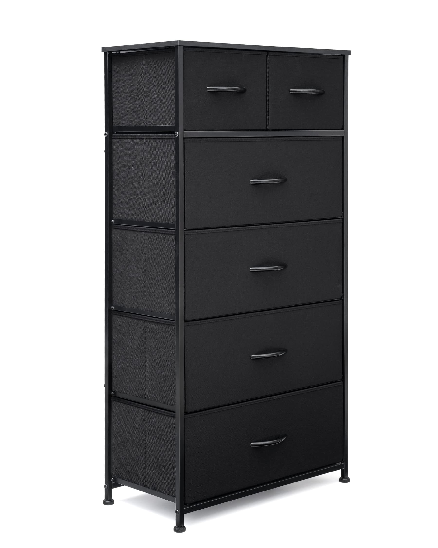 VredHom Tall Dresser Organizer, 6 Drawers Dresser Fabric Storage