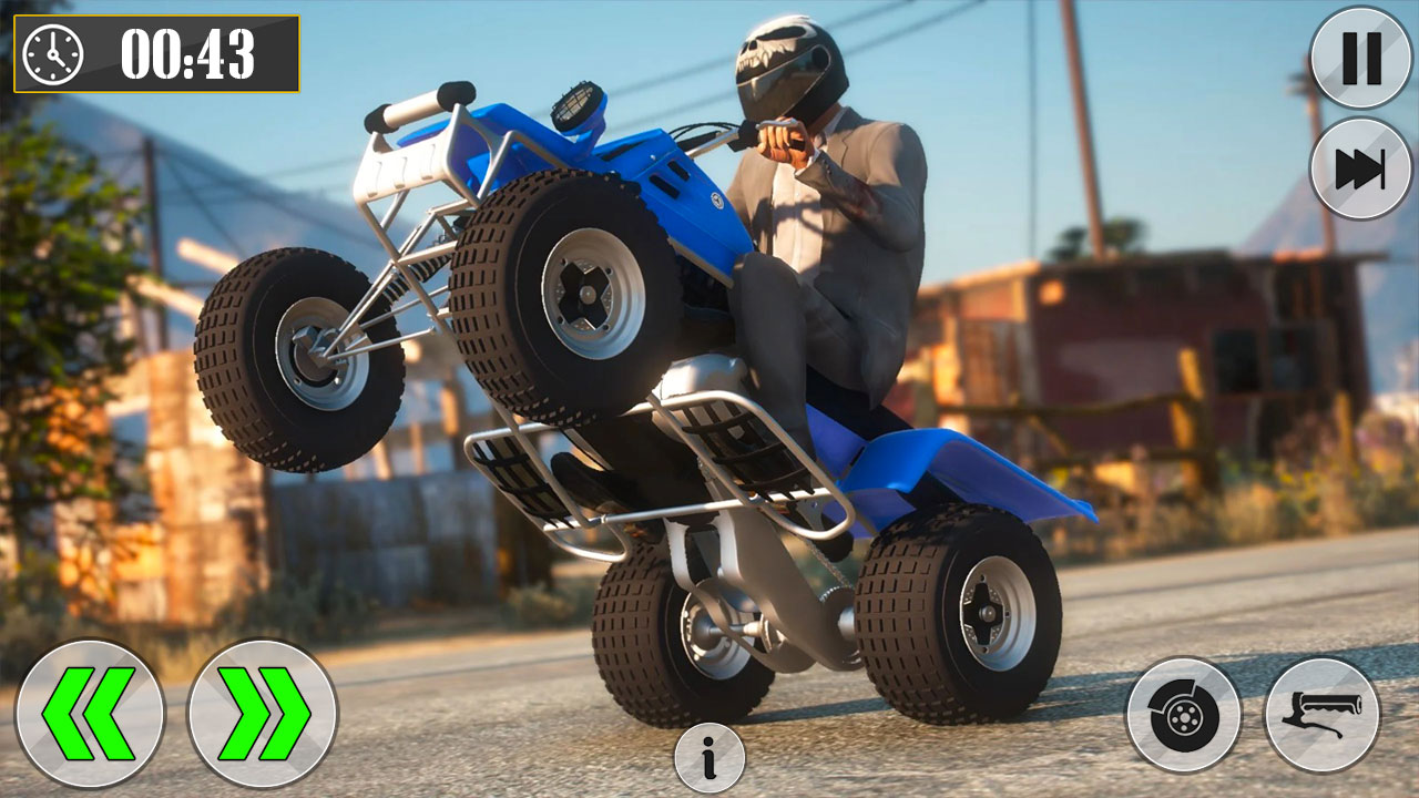 Real ATV Car Hot Quad Bike Speed 4XL Wheels 3D Stunts Ramps Racing ...