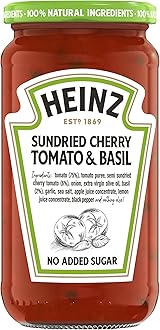 Heinz Cherry Tomato & Basil Pasta Sauce 490g